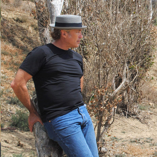 Jaxon Hats | Toyo Straw Braid Pork Pie Hat | 128501 | lsmone | GREY