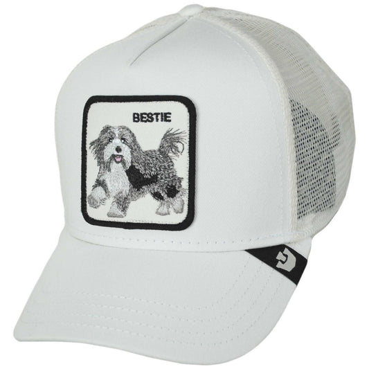 Goorin Bros | Bestie Dog Mesh Trucker Snapback Baseball Cap | 200658 | lead | DUST