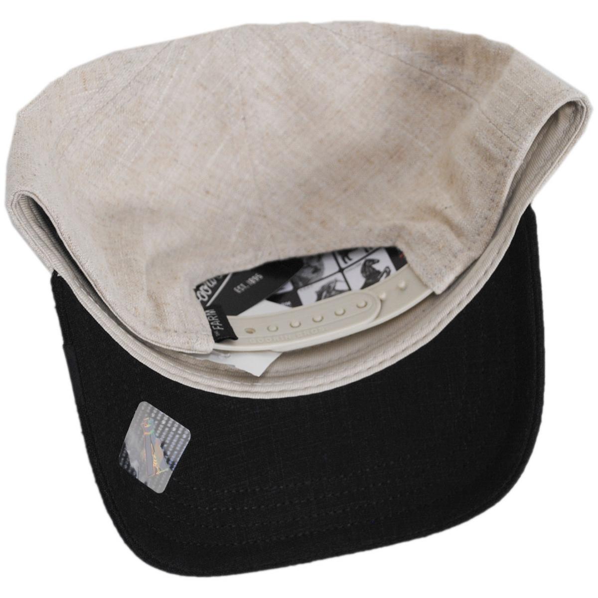 Goorin Bros | Lethal Linen Snapback Baseball Cap | 200717 | under | BLACK