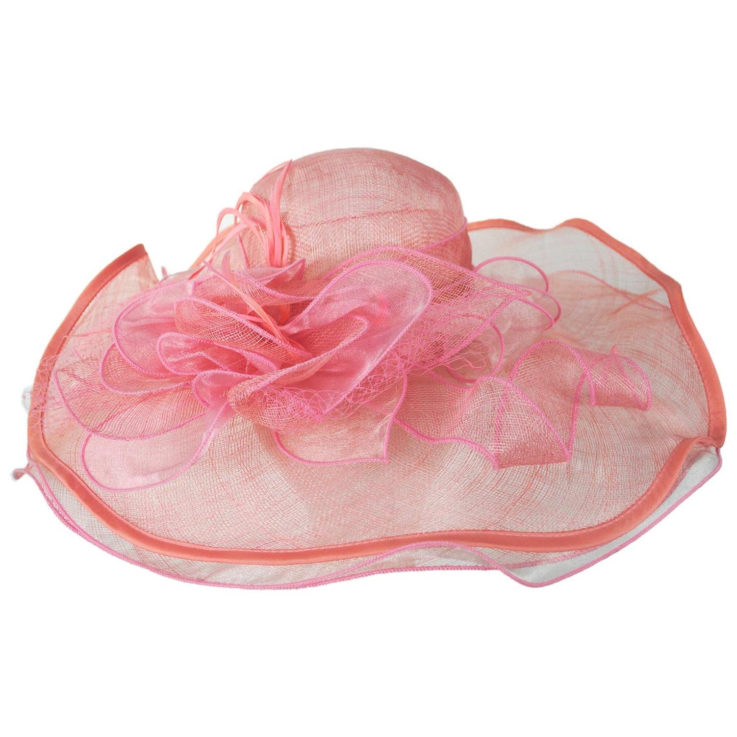 Something Special | Magnolia Sinamay Straw Swinger Hat | 121360 | front | PINK