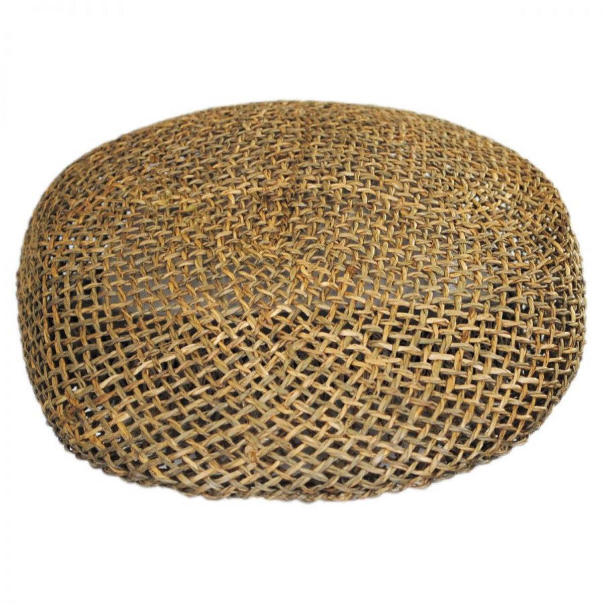 Capas Headwear | Seagrass Straw Ascot Cap | 126698 | front | NATURAL