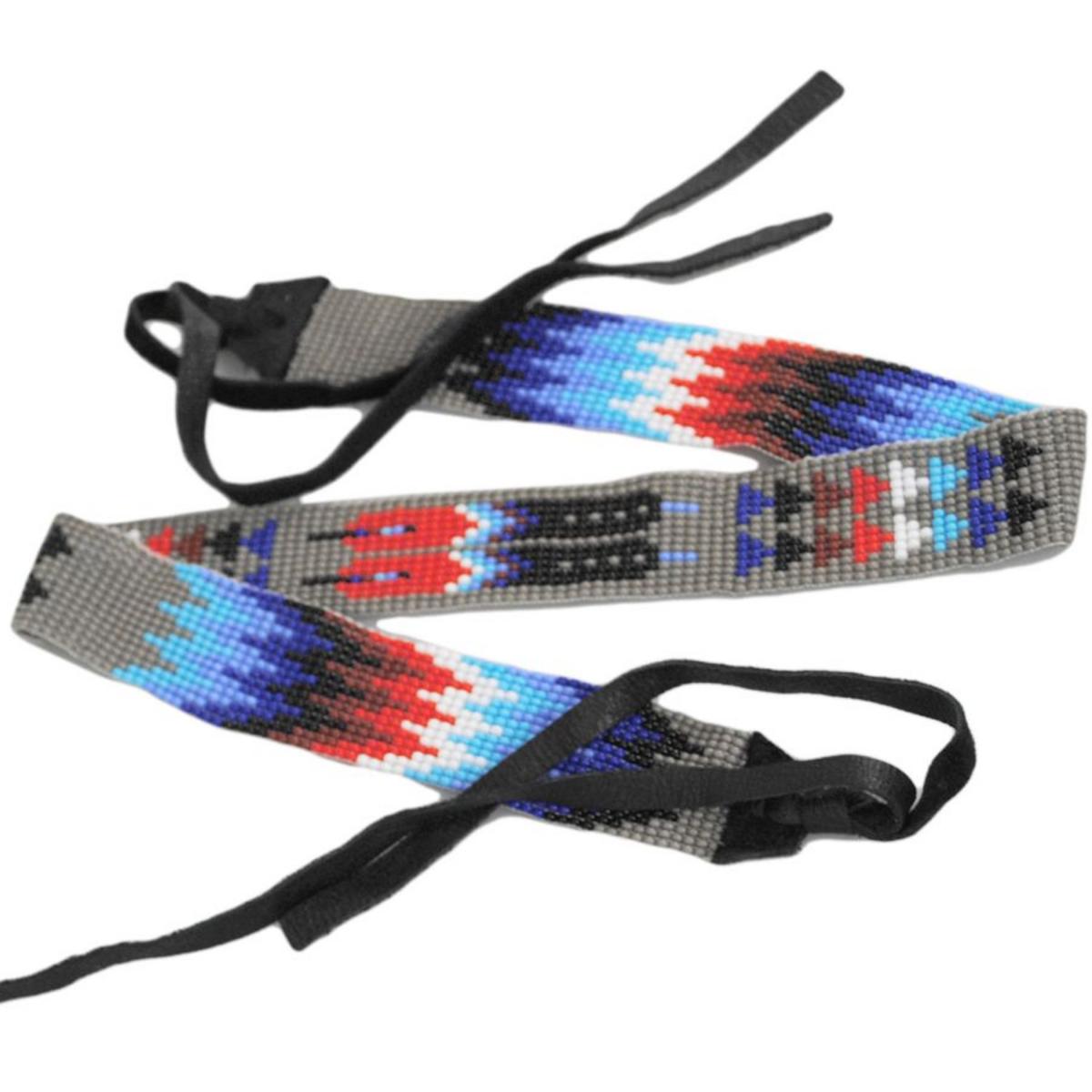 SunBody Hats | Feather + Arrow Beaded Hat Band