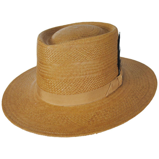 Bailey 1922 | Alix Panama Straw Fedora Hat - Grit | 127749G | lead | GRIT