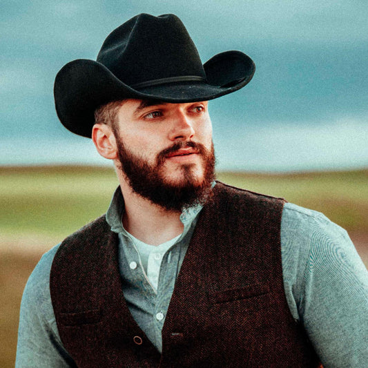 Jaxon Hats | Wool Felt Western Hat | 132000 | lsmone | BLACK