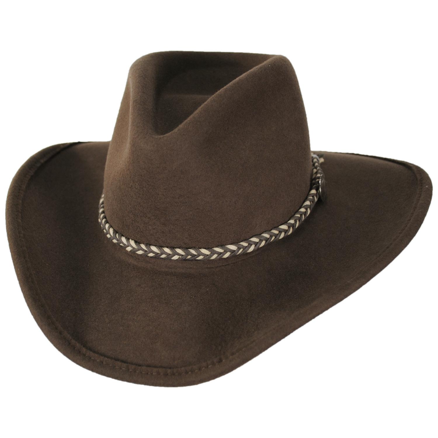 Stetson | Rawhide Buffalo Fur Felt Western Hat – Village Hat Shop
