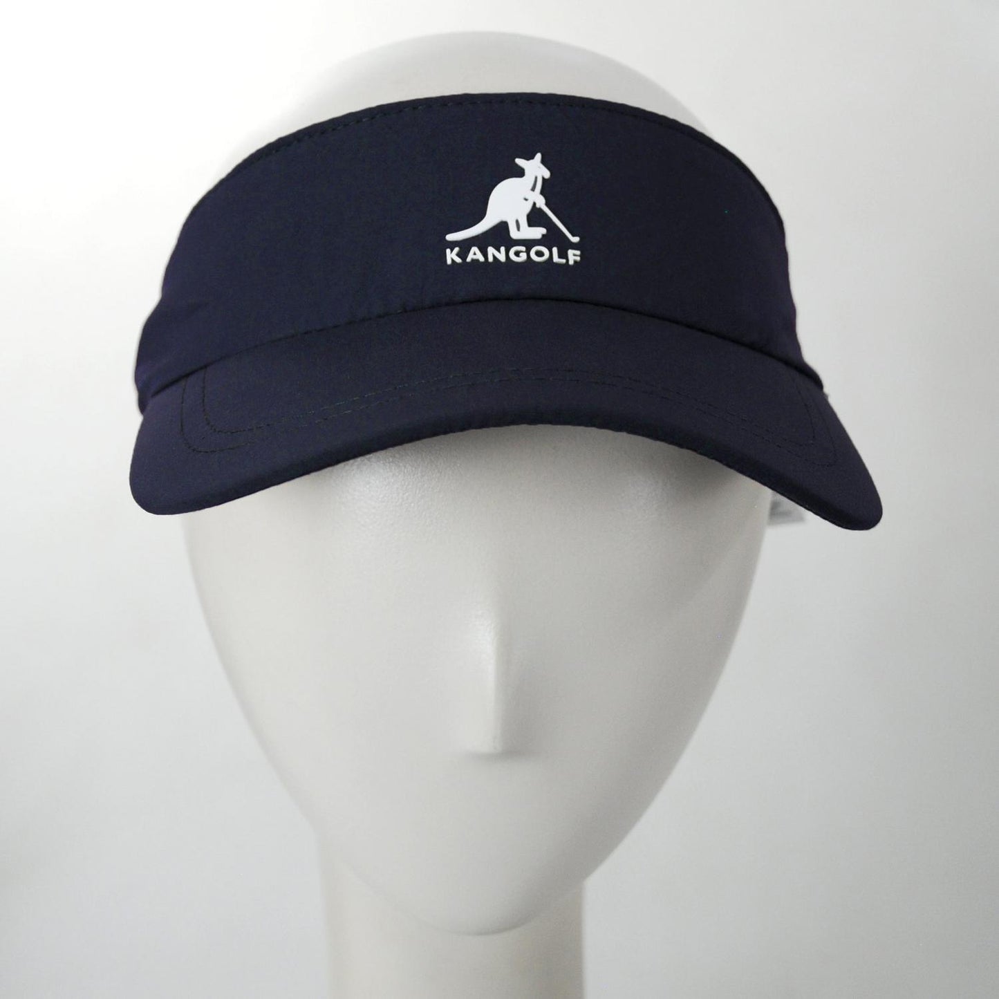 Kangol | Kangolf Cotton Visor | 195608 | front | NAVY