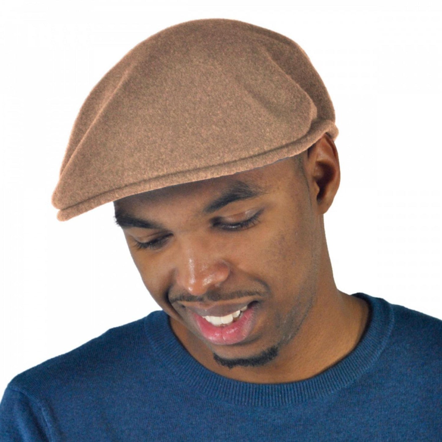 Kangol | Wool 504 Ivy Cap | 160800 | front | CAMEL