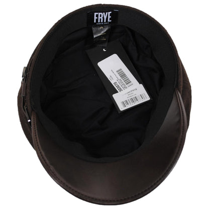 FRYE | Buckle Band Fiddler Cap | 108671 | under | BROWN
