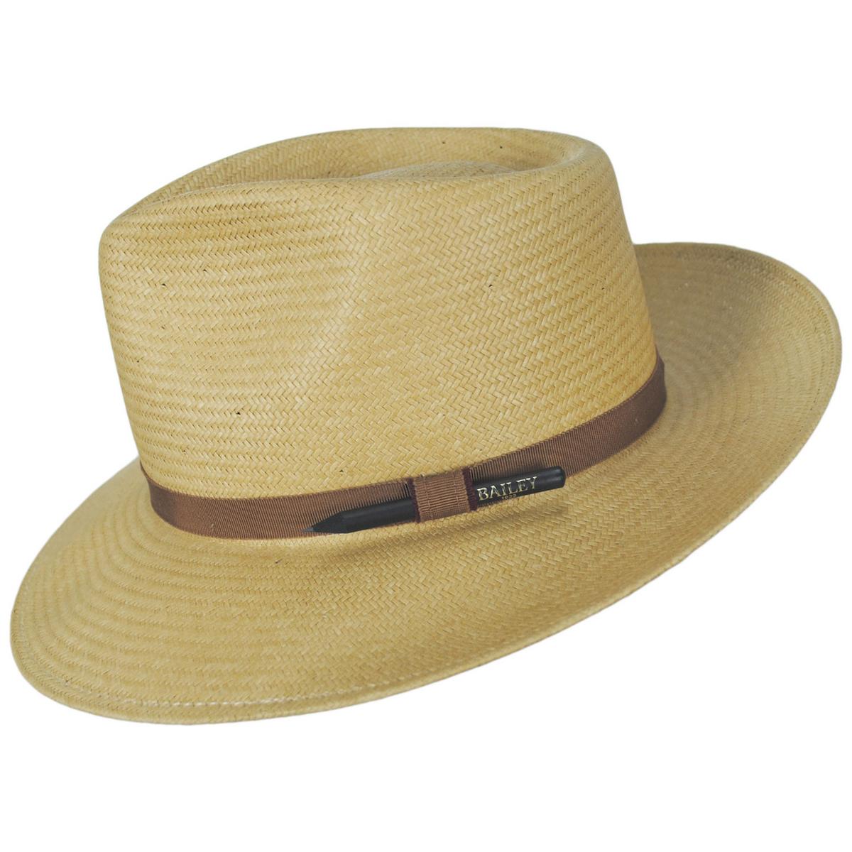 Bailey 1922 | Brice Shantung LiteStraw Fedora Hat | 127924 | profile | SAND