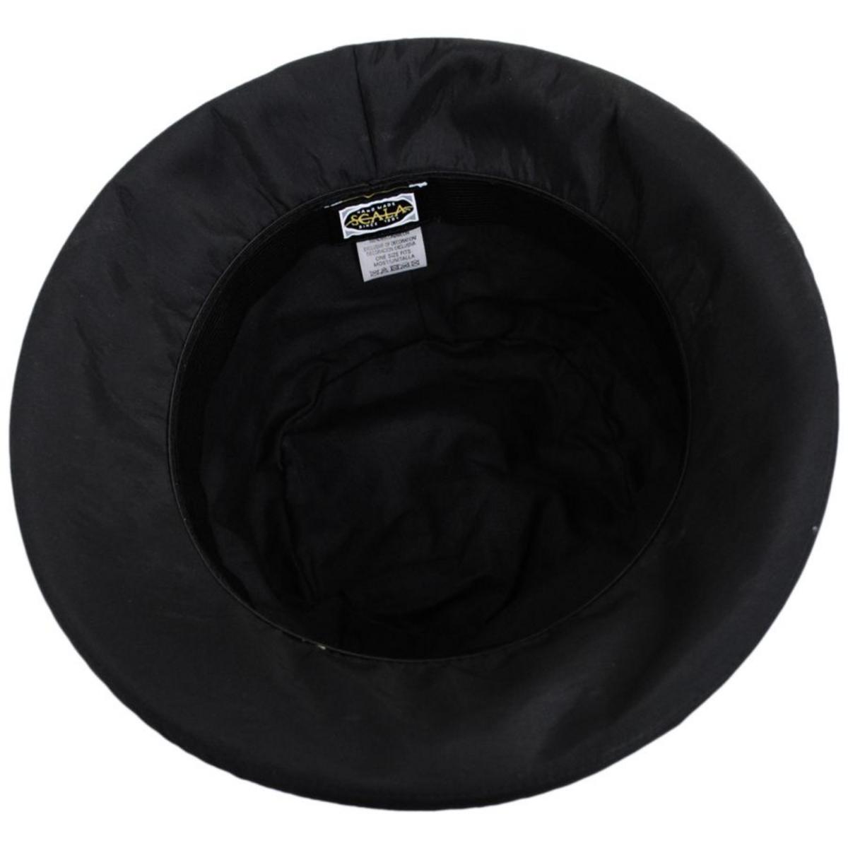 Scala | Hanover Cloche Rain Hat | 106408 | under | BLACK