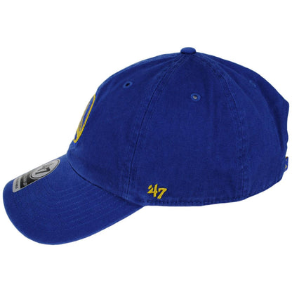 47 Brand | Golden State Warriors NBA Clean Up Strapback Baseball Cap Dad Hat | 203963 | profile | ROYAL