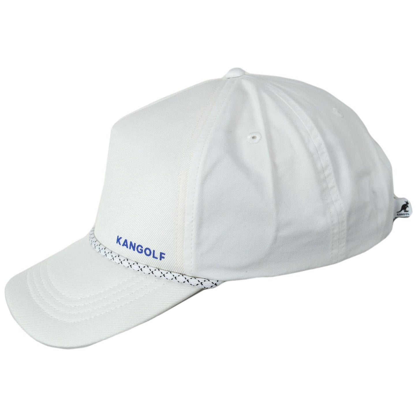 Kangol | Kangolf Cotton Blend Snapback Baseball Cap | 201143 | profile | WHITE