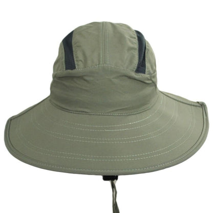 Scala | Natalie Nylon Trail Hat | 106435 | front | OLIVE
