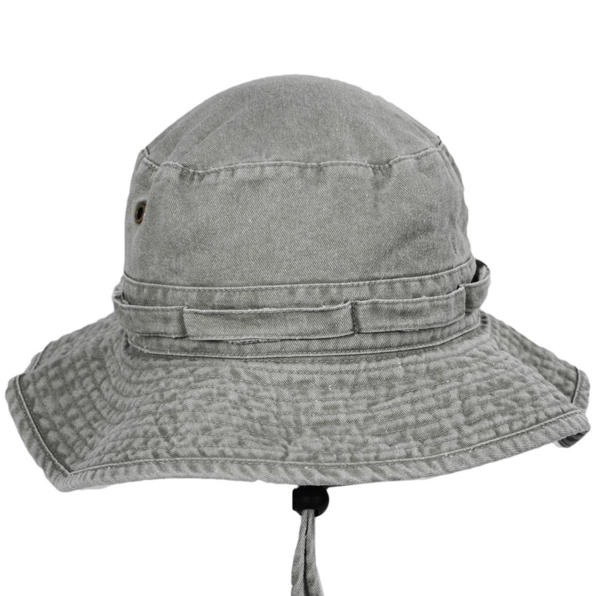 Village Hat Shop | Wholesale VHS Cotton Booney Hat B2B Pre-Pack | B2B186650 | front | GREY
