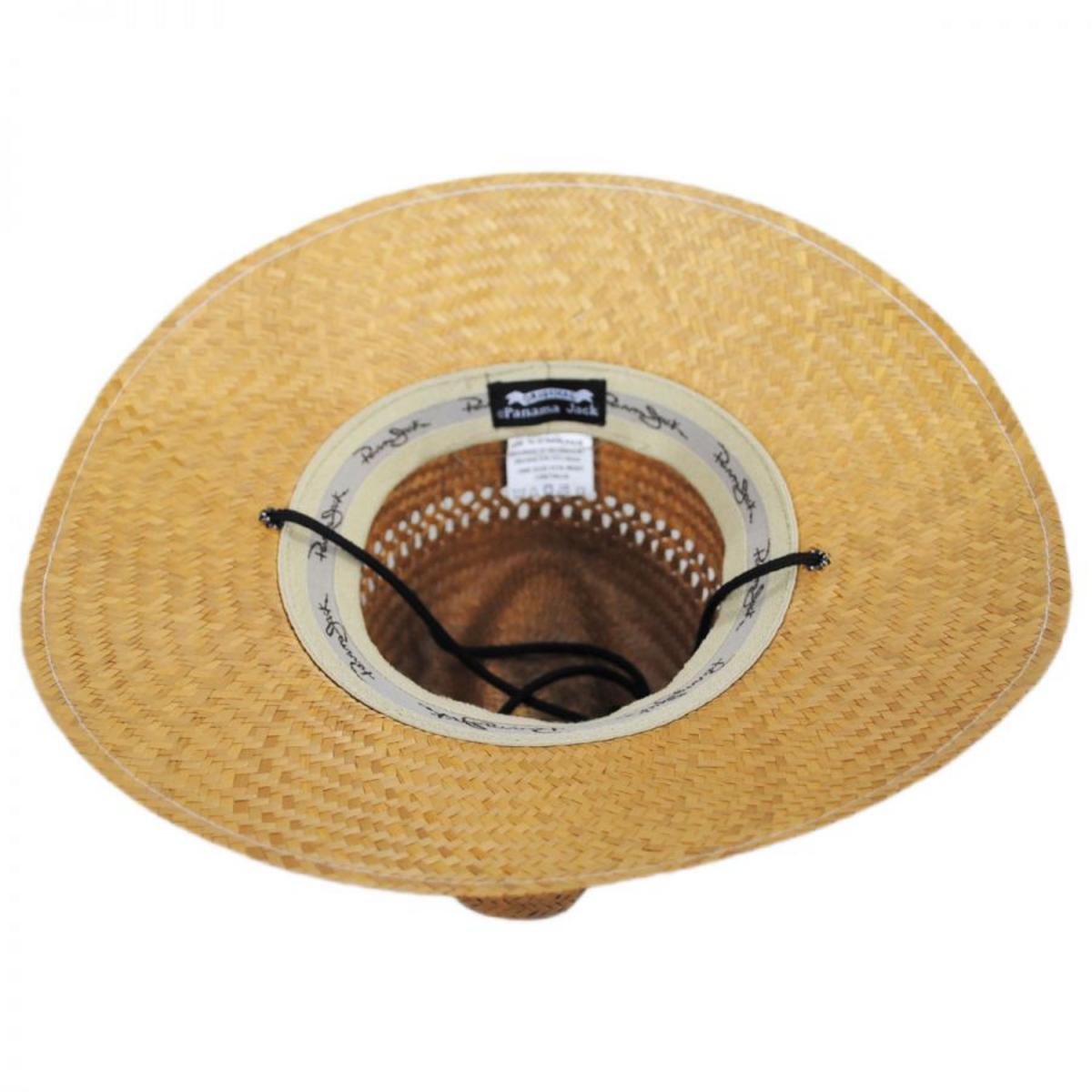 Panama Jack | Aussie Palm Leaf Straw Lifeguard Hat | 126391 | under | COCOA