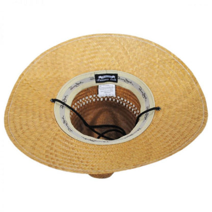 Panama Jack | Aussie Palm Leaf Straw Lifeguard Hat | 126391 | under | COCOA