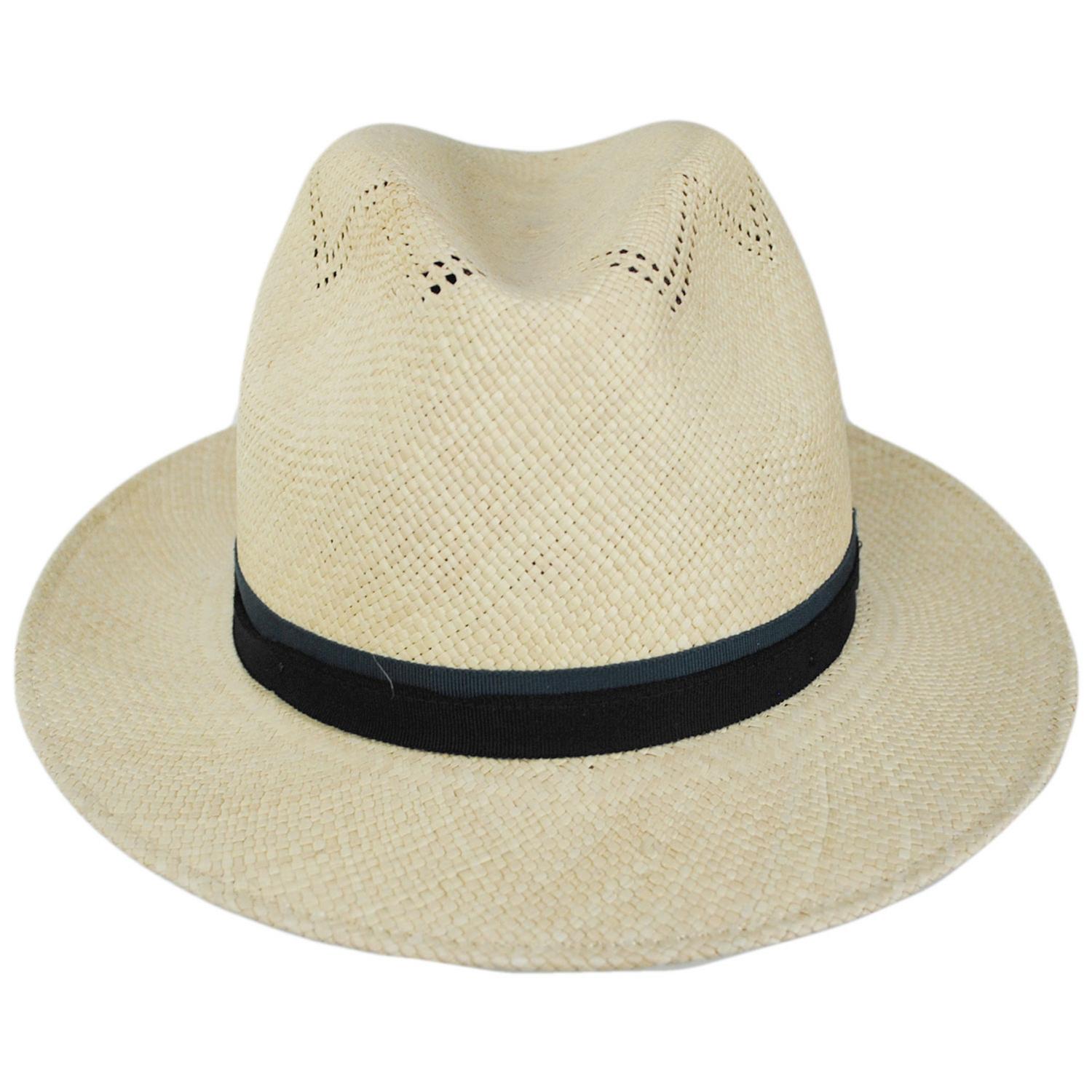 Bailey 1922 | Arion Panama Straw Fedora Hat - Natural | 127731NA | front | NATURAL