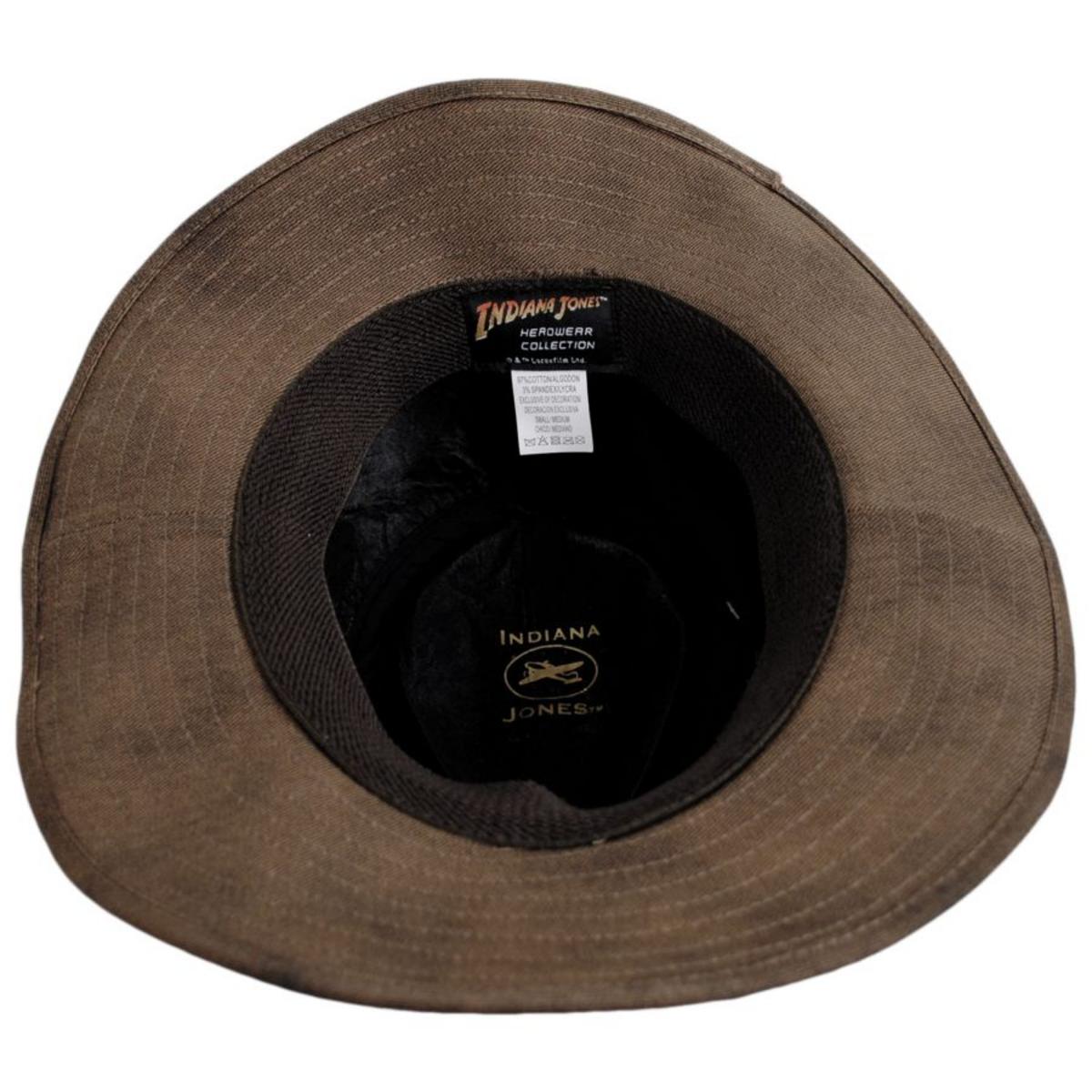 Indiana Jones | Timber Cloth Outback Hat | 140179 | under | DARK BROWN