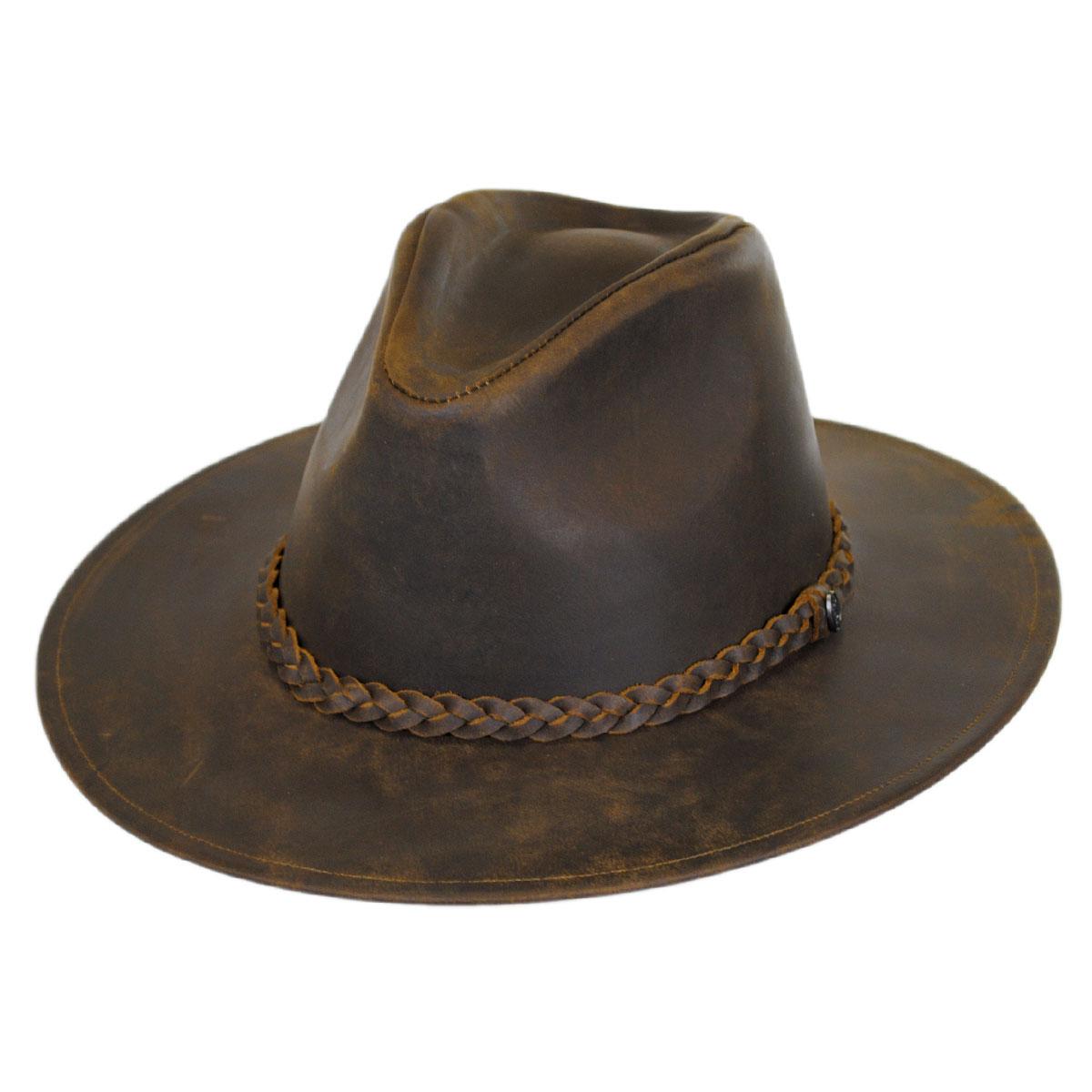 Jaxon Hats | Wholesale Buffalo Leather Western Hat B2B Pre-Pack | B2B147201 | lead | CHOCOLATE