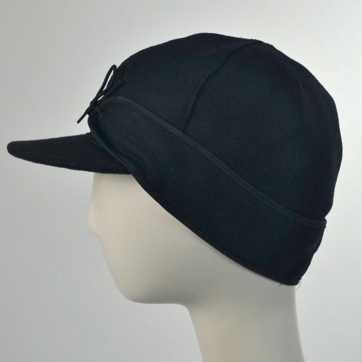 Stormy Kromer | Original Wool Cap | 220700 | detailone | BLACK