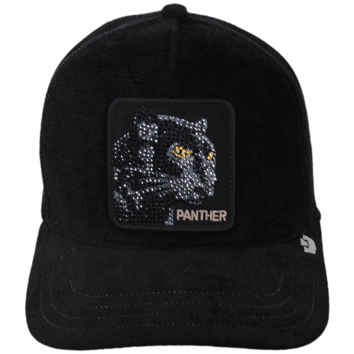 Goorin Bros | Iced Panther Mesh Trucker Snapback Baseball Cap | 200751 | front | VOID