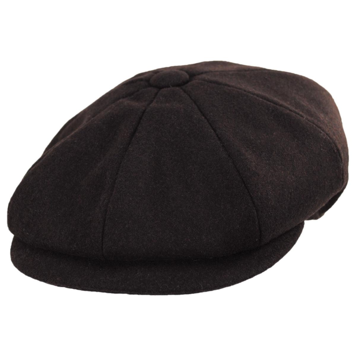 Jaxon Hats | Wholesale Harlem Wool Blend Newsboy Cap B2B Pre-Pack