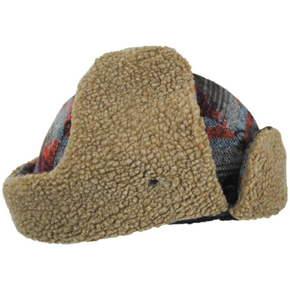 Scala | Shauna Southwestern Trooper Hat | 106456 | profiletwo | RED