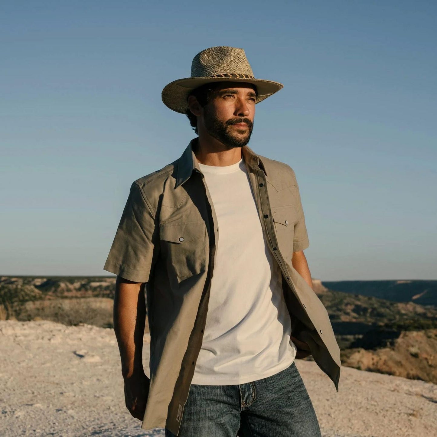 Stetson | Alder Seagrass Straw Outback Hat | 126952 | lsmone | WHEAT