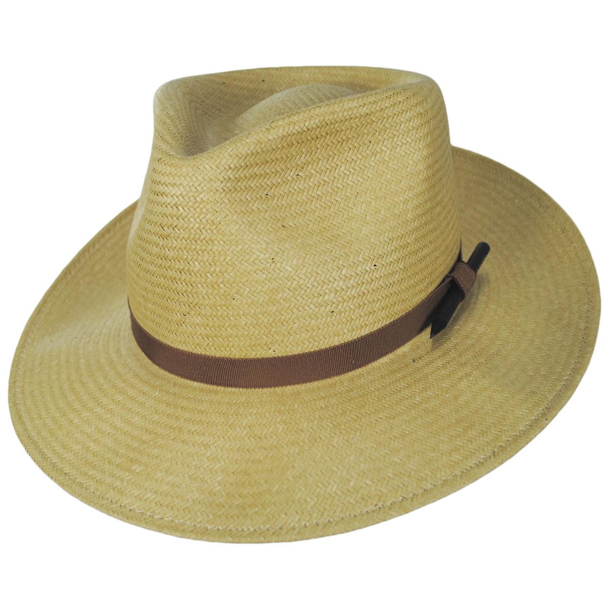Bailey 1922 | Brice Shantung LiteStraw Fedora Hat | 127924 | lead | SAND