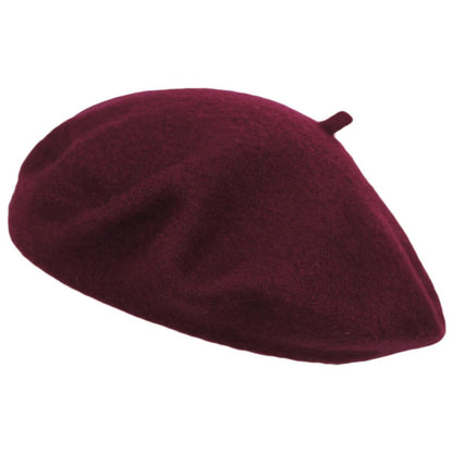 Village Hat Shop | Wholesale Wool Fashion Beret B2B Pre-Pack | B2B152500 | lead | WINE