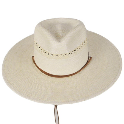 BRIXTON HATS | Beck Palm Straw Rancher Fedora Hat | 128367 | front | NATURAL
