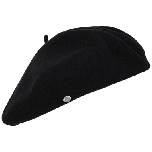 Heritage par Laulhere | Vrai Wool Basque Beret | 151052 | lead | NOIR