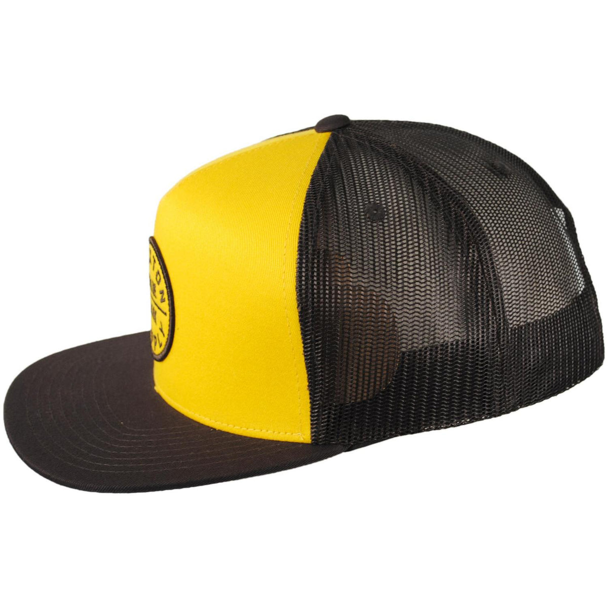 BRIXTON HATS | Oath Trucker Snapback Baseball Cap | 201704 | profile | GOLDEN HOUR/COCO