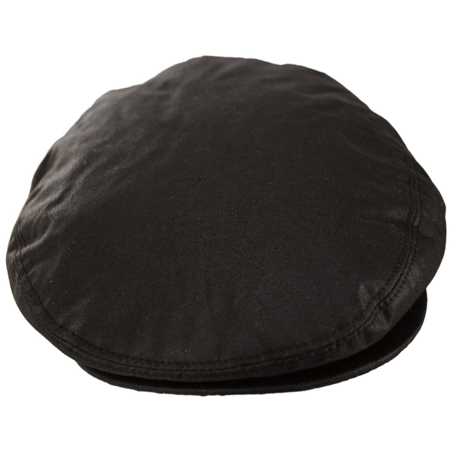 Jaxon Hats | Waxed Cotton Ivy Cap | 167742 | front | BROWN