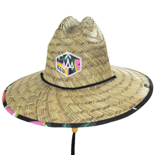 Hemlock Hat Co. | Blend Straw Lifeguard Hat | 129578 | lead | TAN
