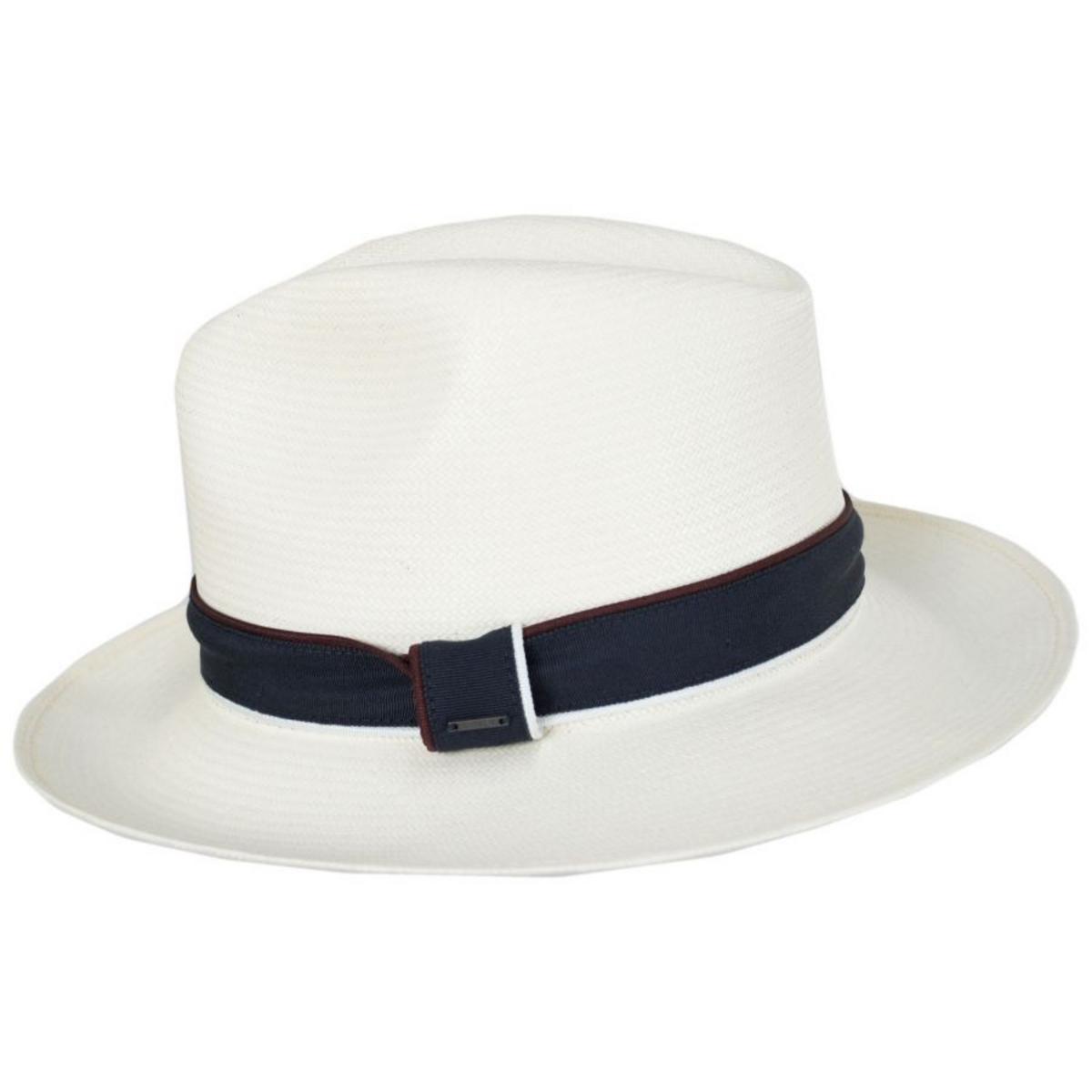 Bailey 1922 | Relik Shantung Straw Fedora Hat | 127770 | profile | NATURAL