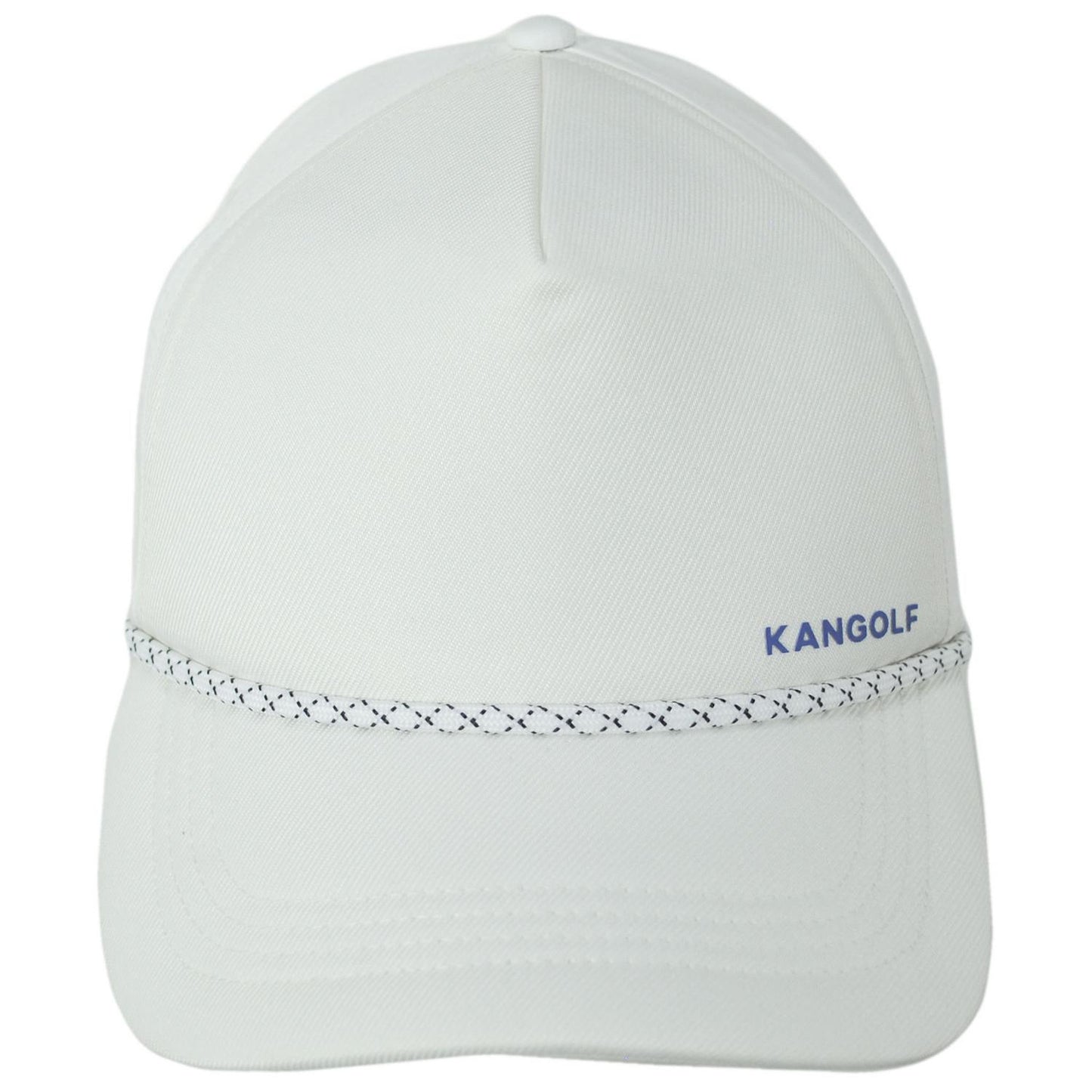 Kangol | Kangolf Cotton Blend Snapback Baseball Cap | 201143 | front | WHITE