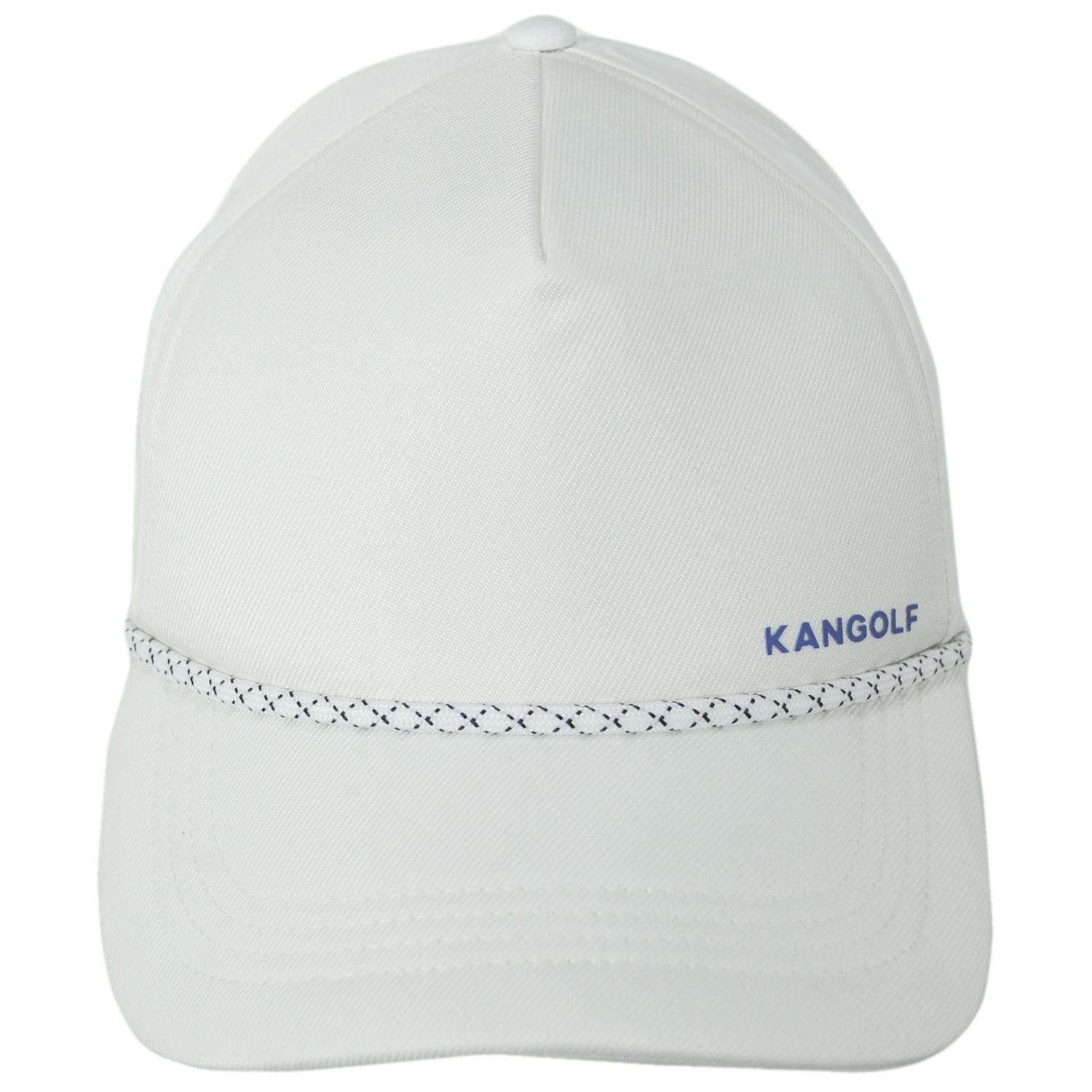 Kangol | Kangolf Cotton Blend Snapback Baseball Cap | 201143 | front | WHITE