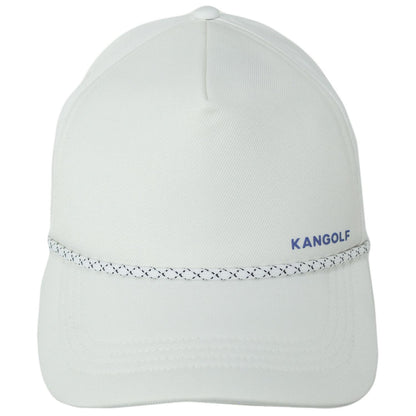 Kangol | Kangolf Cotton Blend Snapback Baseball Cap | 201143 | front | WHITE