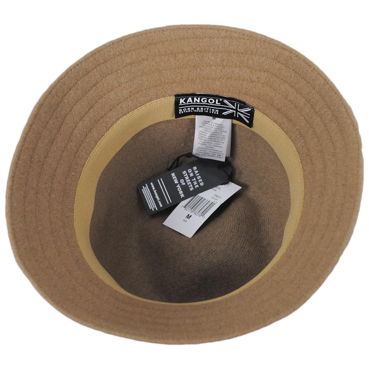 Kangol | Wool Casual Bucket Hat | 185808 | under | CAMEL