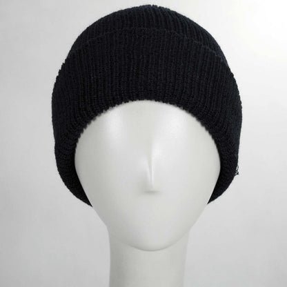 Village Hat Shop | Genuine Government Issue Wool Watch Cap | 503000 | front | BLACK