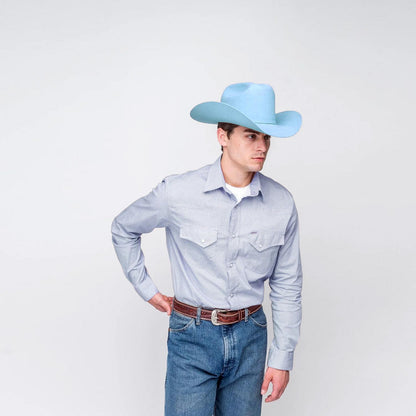Bailey Western | Lightning Wool and Angora Felt Cowboy Hat - Fashion Colors | 130022 | lsmone | DUSK BLUE