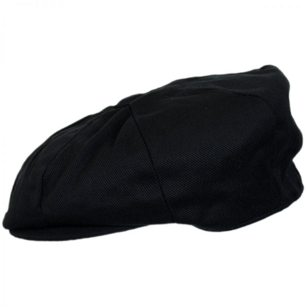 Jaxon Hats | Kid's Cotton Newsboy Cap | 512103 | profile | NAVY BLUE