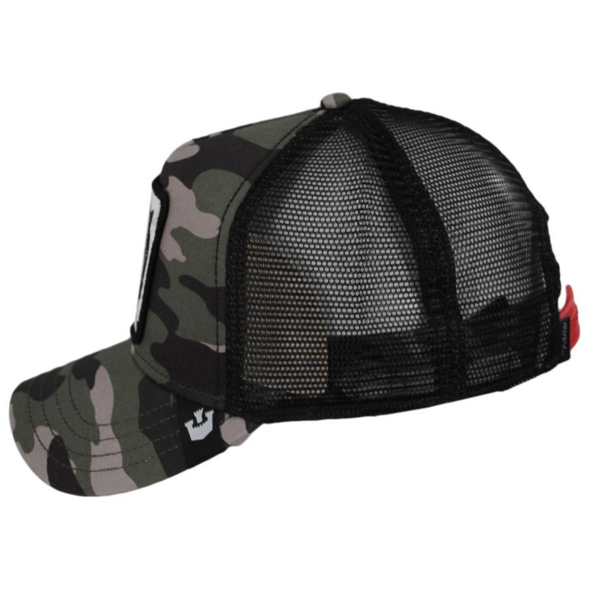 Goorin Bros | Black Panther Trucker Snapback Baseball Cap | 200437 | profile | CAMOUFLAGE
