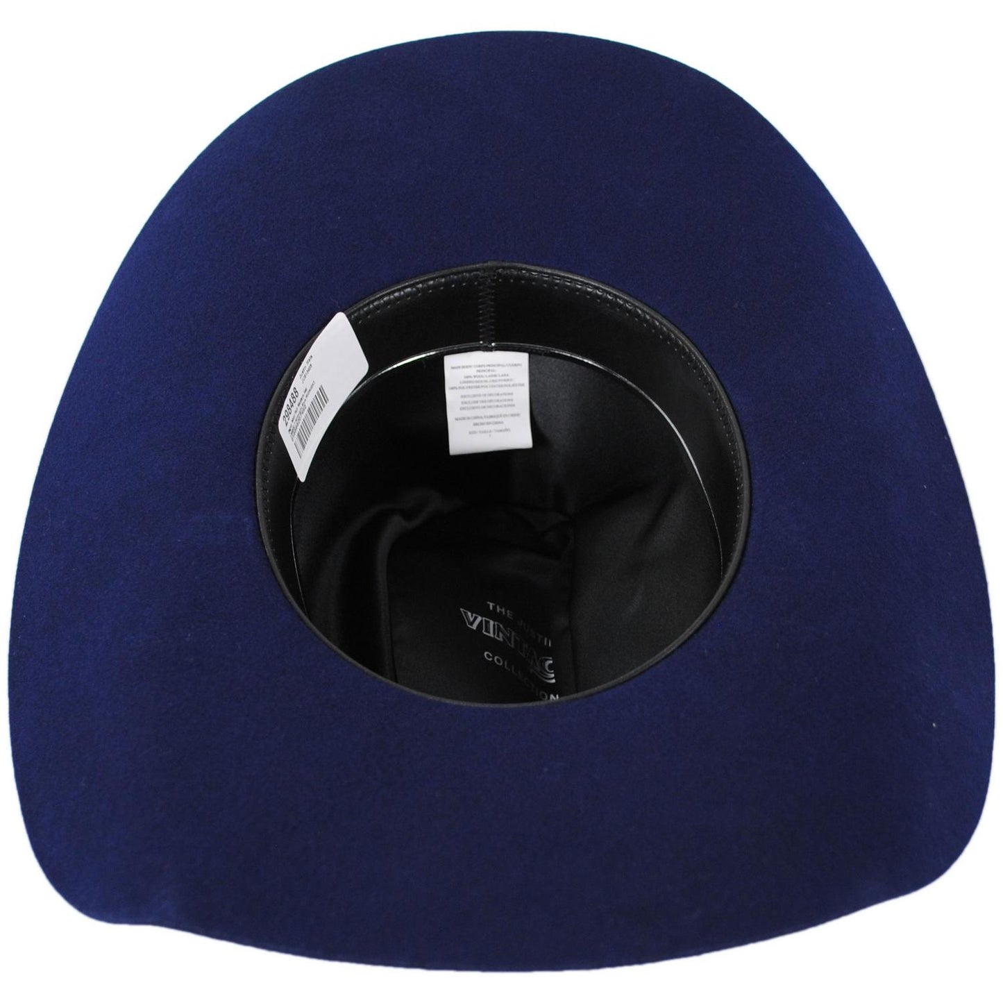 Justin Hats | Dagny Wool Felt Western Hat | 136800 | under | MIDNIGHT