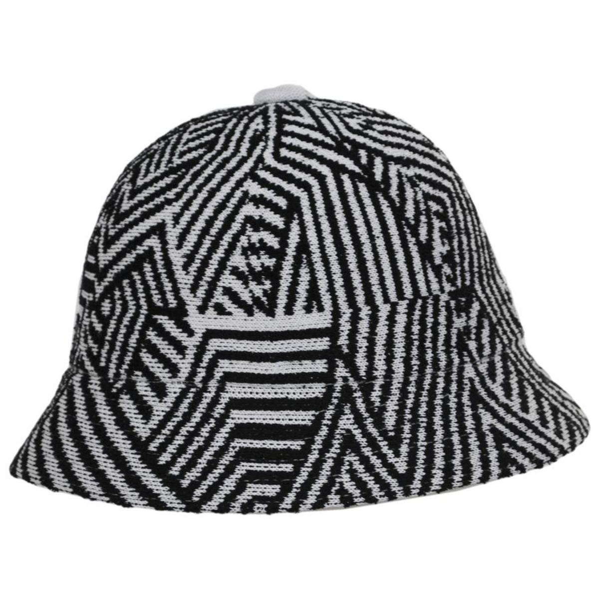 Kangol | Virtual Grid Casual Bucket Hat | 185801 | profile | MOONSTRUCK/BLACK