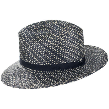 Bailey 1922 | Phineas Two Tone Panama Straw Fedora Hat | 127733 | profile | AVION/NATURAL