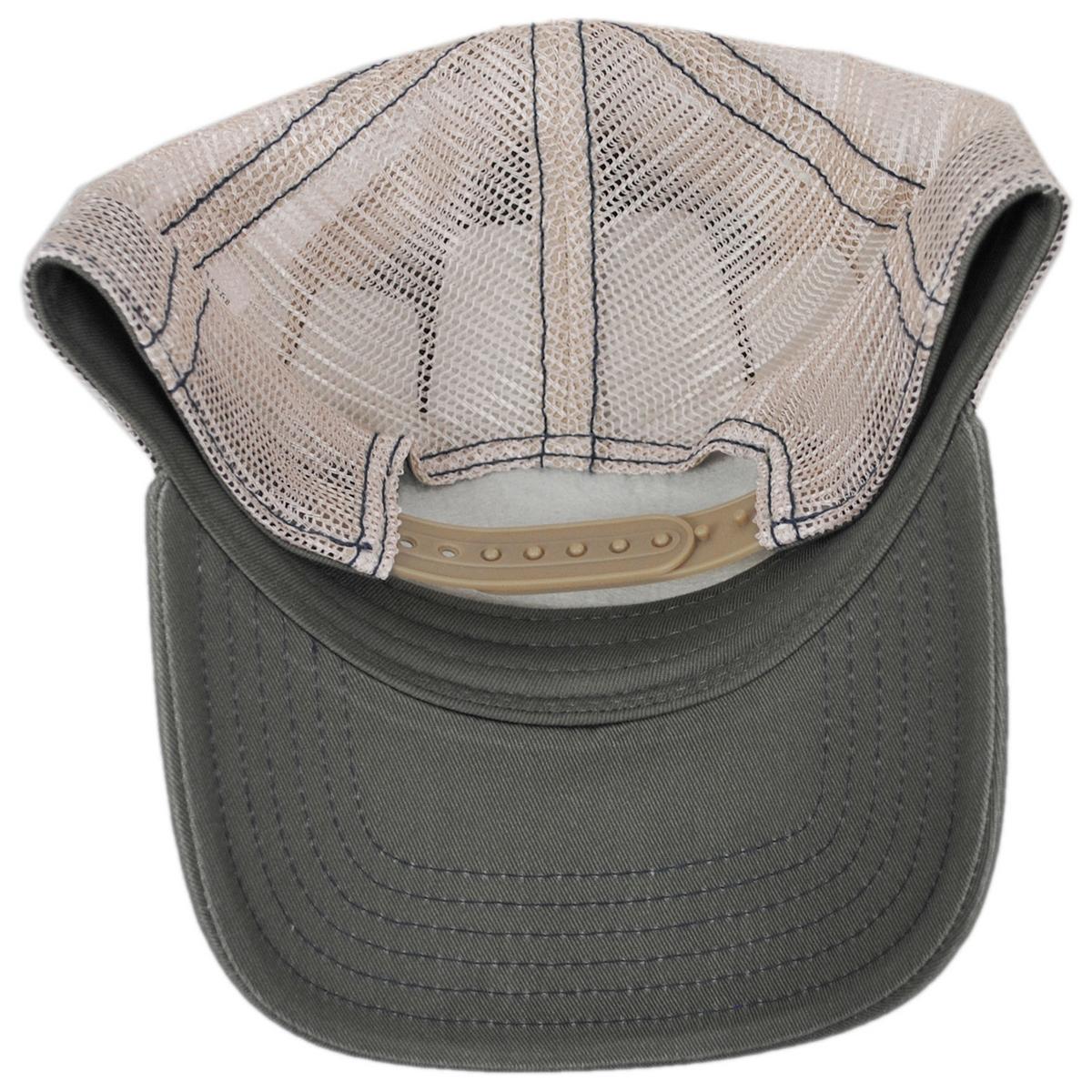 Dorfman Pacific | Cotton Mesh Snapback Baseball Cap | 200192 | under | OLIVE
