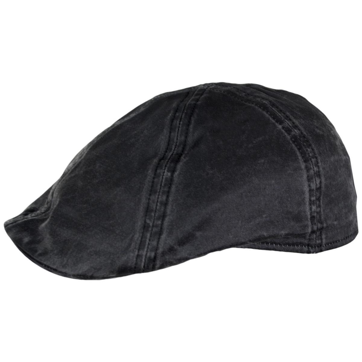 Dorfman Pacific | Grommet Weathered Cotton Duckbill Ivy Cap | 160179 | profile | BLACK