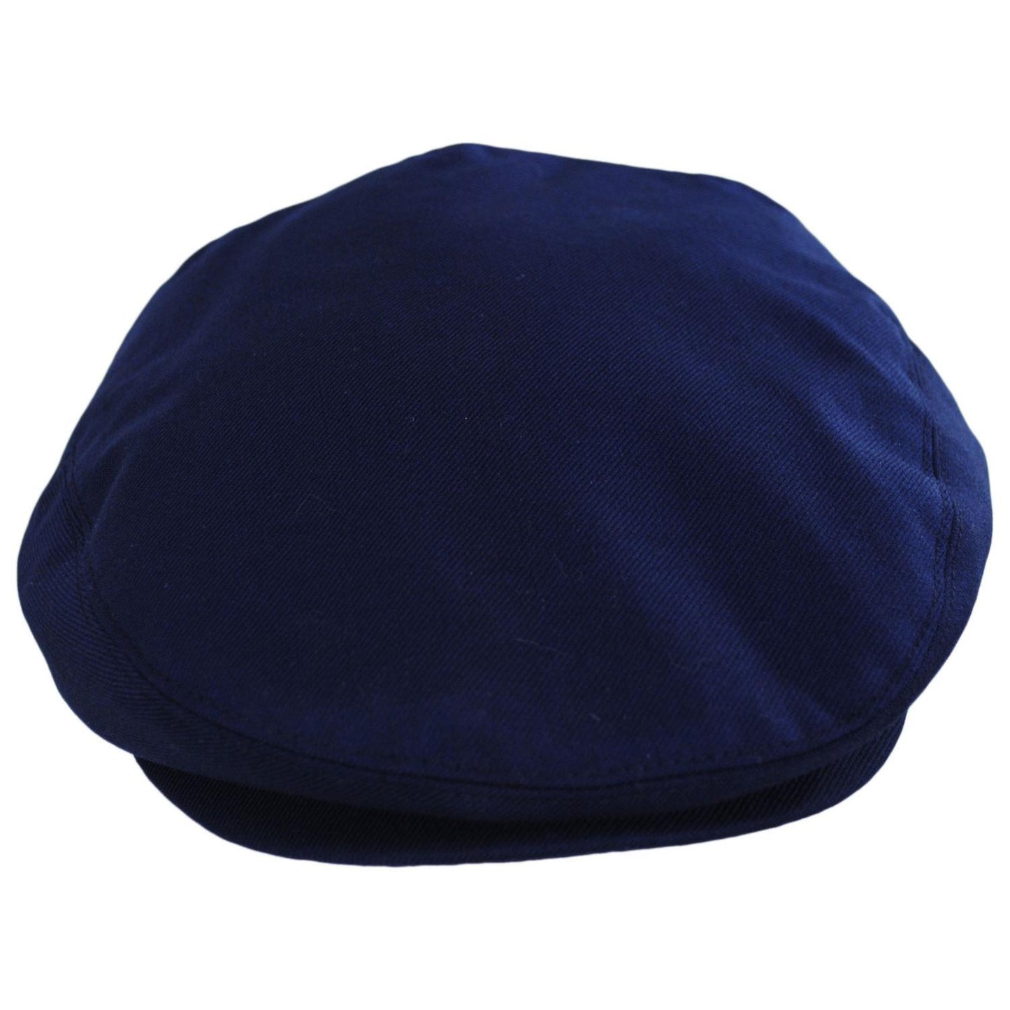 Baskerville Hat Company | Kensington Wool Twill Ivy Cap | 167666 | front | NAVY BLUE
